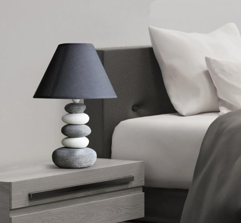 Freyza - Stonia - Modern Ceramic Stone Pile Lamp
