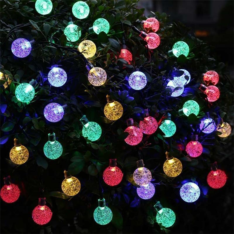 Freyza - ColorSol - Solar Powered LED Globe String Lights