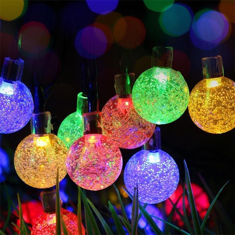 Freyza - ColorSol - Solar Powered LED Globe String Lights