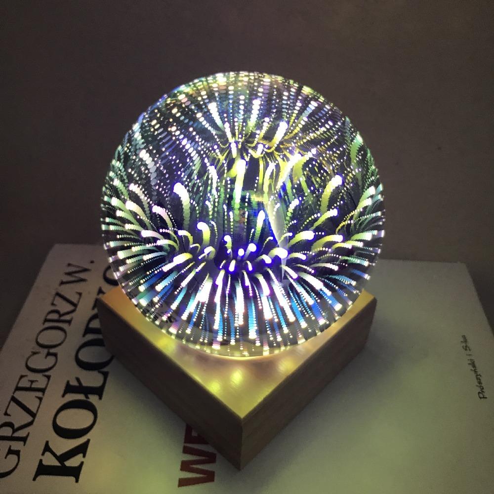 Freyza - Modern Art-Deco Crystal Ball Night Light