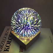 Freyza - Modern Art-Deco Crystal Ball Night Light