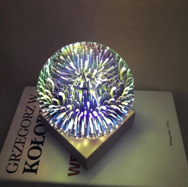 Freyza - Modern Art-Deco Crystal Ball Night Light