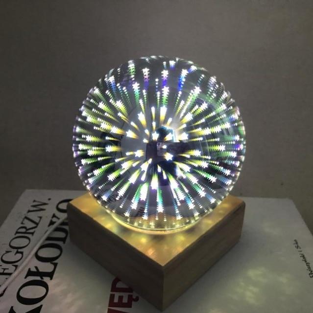 Freyza - Modern Art-Deco Crystal Ball Night Light