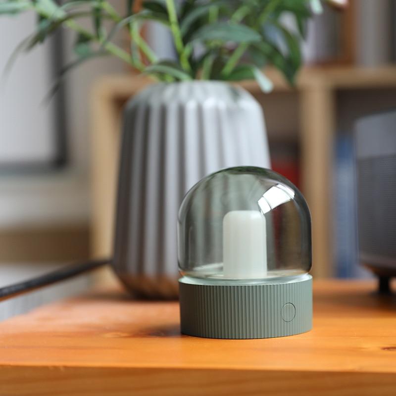 Freyza - Asher - Lampe de bureau à dôme en verre