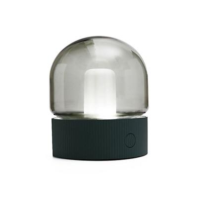 Freyza - Asher - Lampe de bureau à dôme en verre