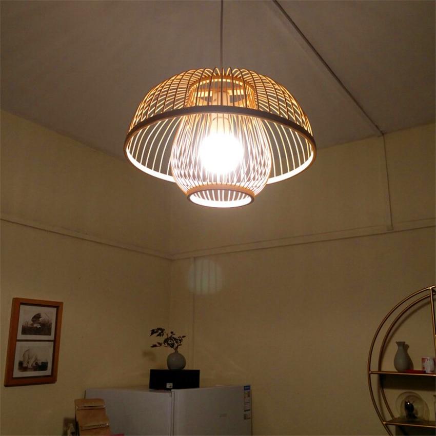 Freyza - Calico - Bamboo Pendant Hanging Light