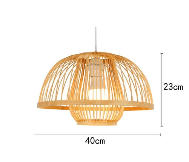 Freyza - Calico - Bamboo Pendant Hanging Light