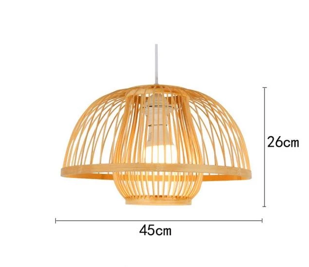 Freyza - Calico - Bamboo Pendant Hanging Light