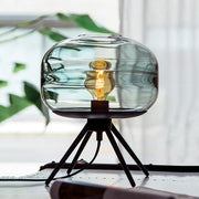 Freyza - Adler - Glaskuppel Tischlampe