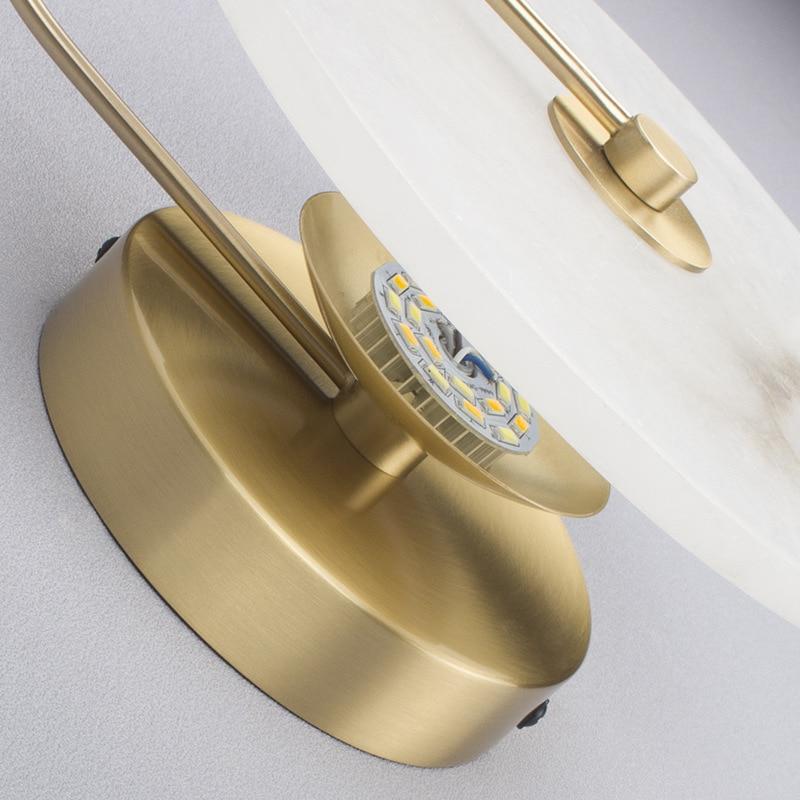 Freyza - Lalula - Marble Circular Wall Lamp