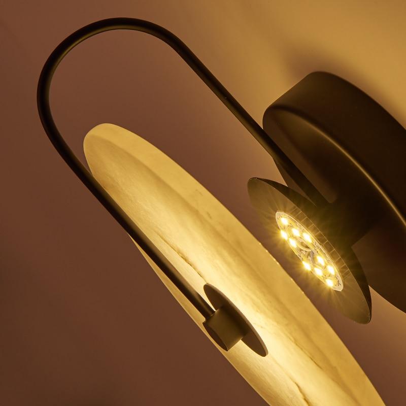 Freyza - Lalula - Marble Circular Wall Lamp
