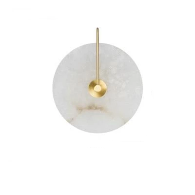 Freyza - Lalula - Marble Circular Wall Lamp