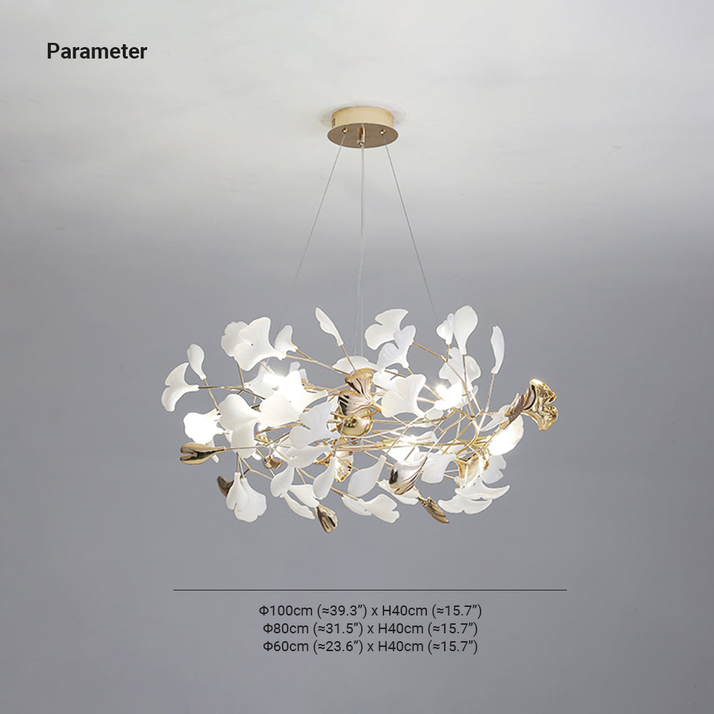 Freyza | Lustre doré – Salle à manger et salon modernes