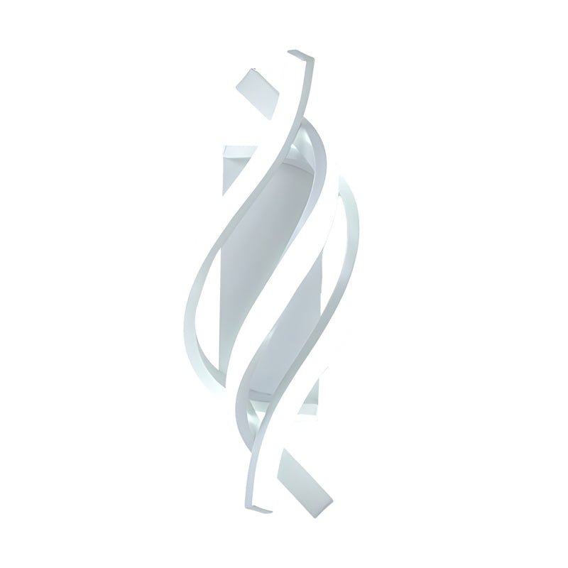 Freyza - Spiral Wall Sconce Helix DNA Metal Acrylic 22W 33cm / 13in 3-Color Dimmable