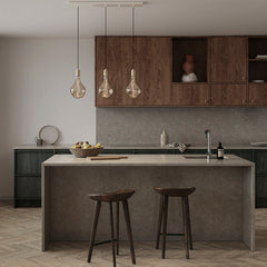 Freyza - Tala Linear Triple Pendant with Voronoi II LED Bulbs