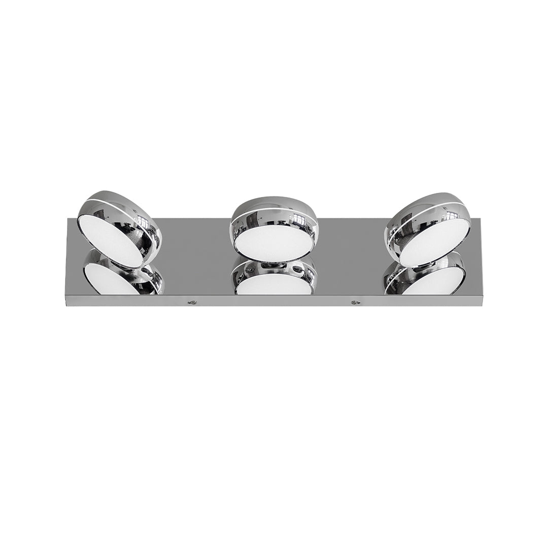 Freyza - Bathroom Vanity Light LED Minimalist Chrome Aluminum 3-6 Heads 6000K Cool White