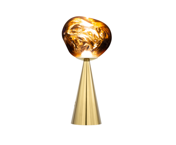 MeltGlow | Elegant Portable Rechargeable LED Table Lamp in Gold 1
