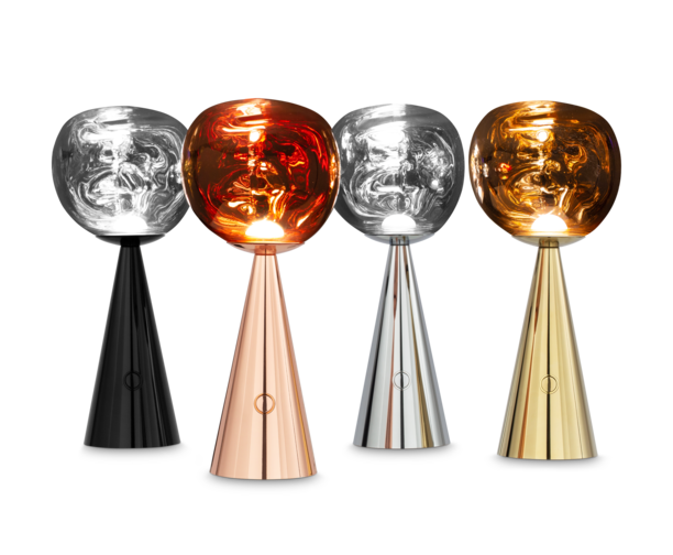 MeltGlow | Elegant Portable Rechargeable LED Table Lamp in Gold 7