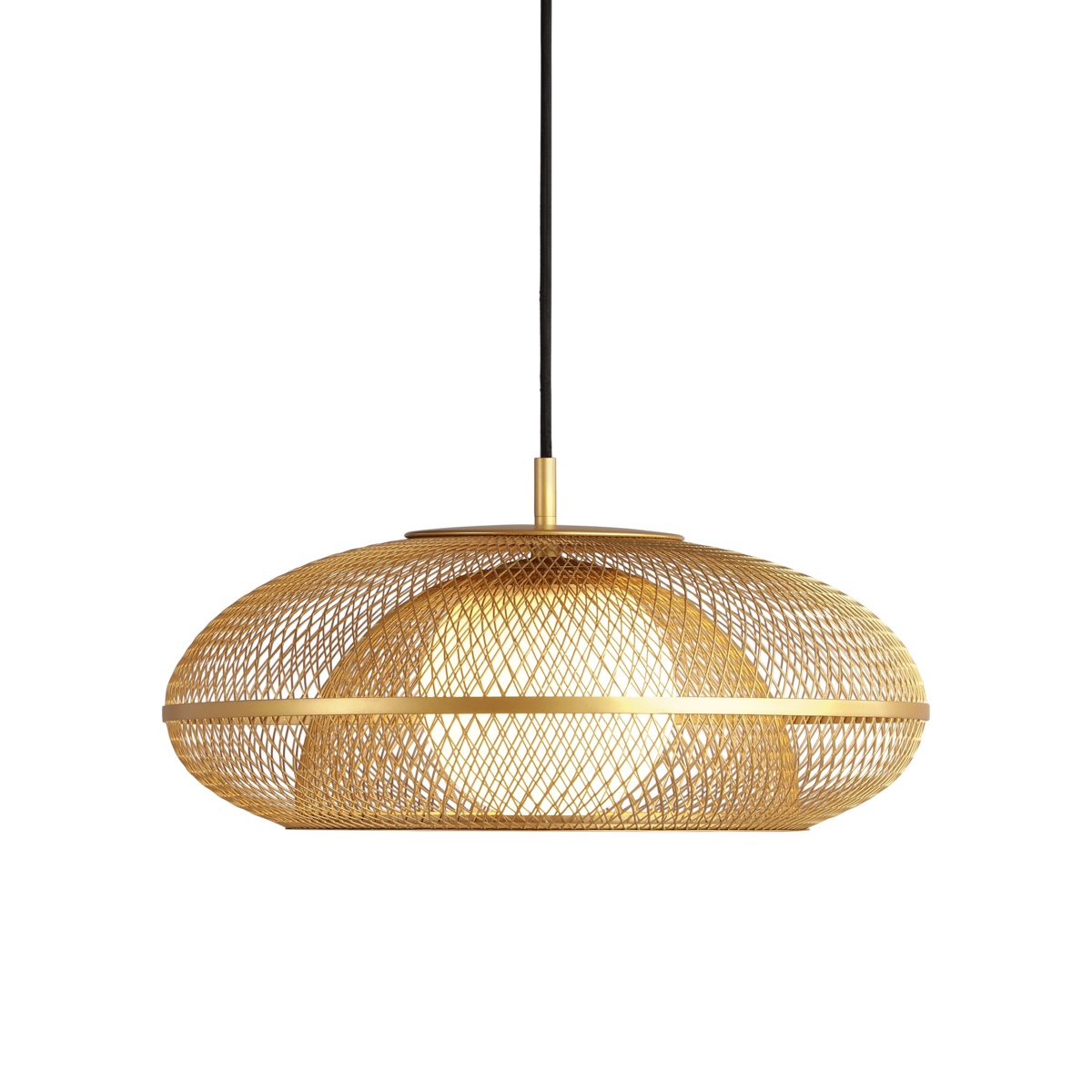 Freyza – Umage Faraday Messing-Glas-Pendelschirm, mittel