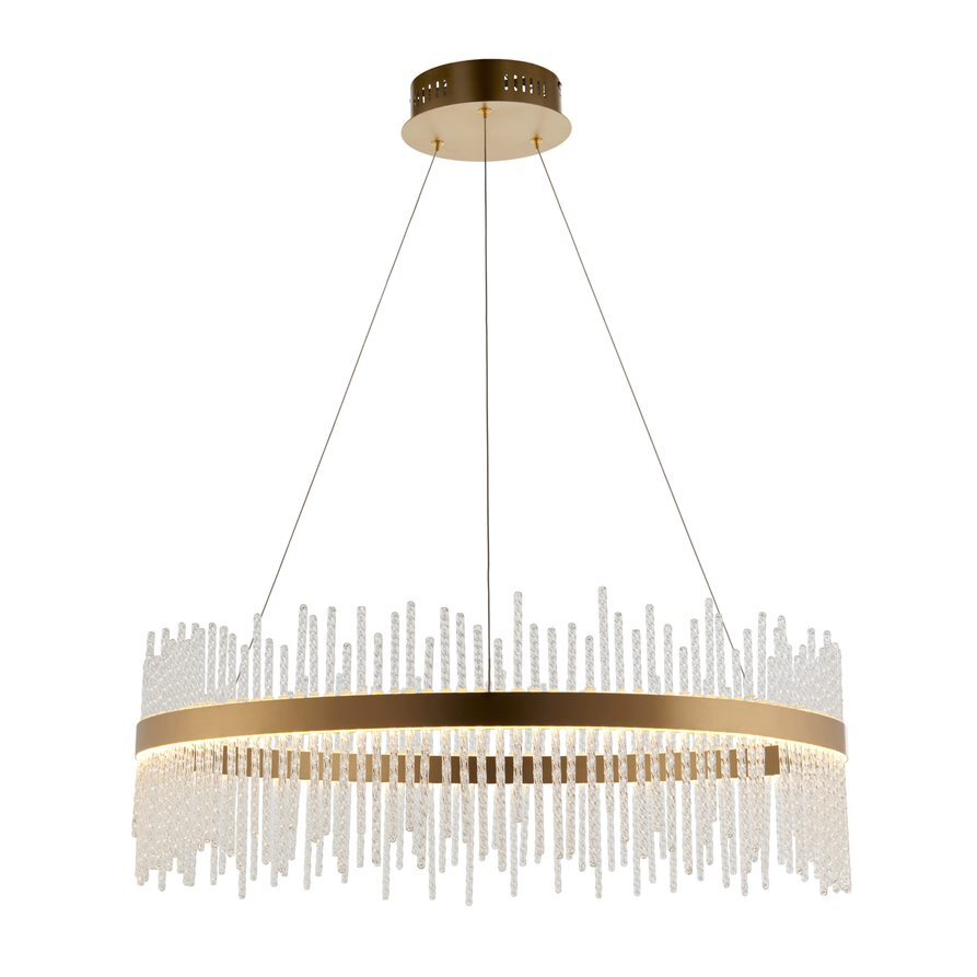 AuroraGold | Elegant Dimmable LED Pendant Ceiling Light Fixture 9