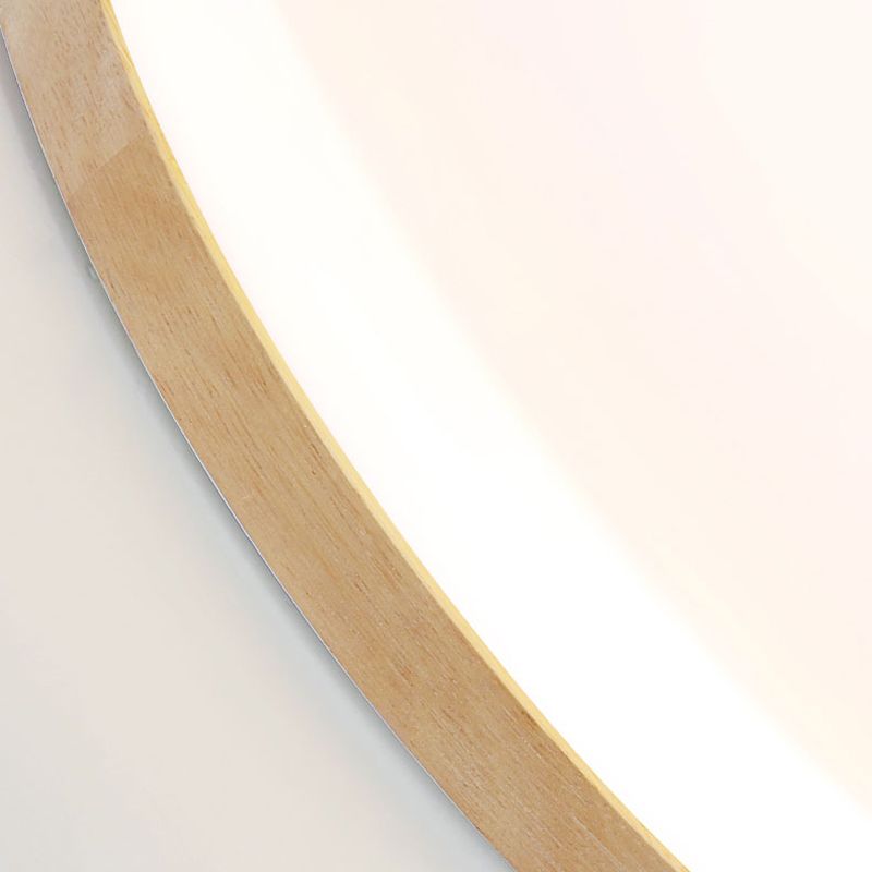 Freyza | Eilo Deckenleuchte aus Holz, flache Deckenlampe – Schlafzimmer, Flur, Küche