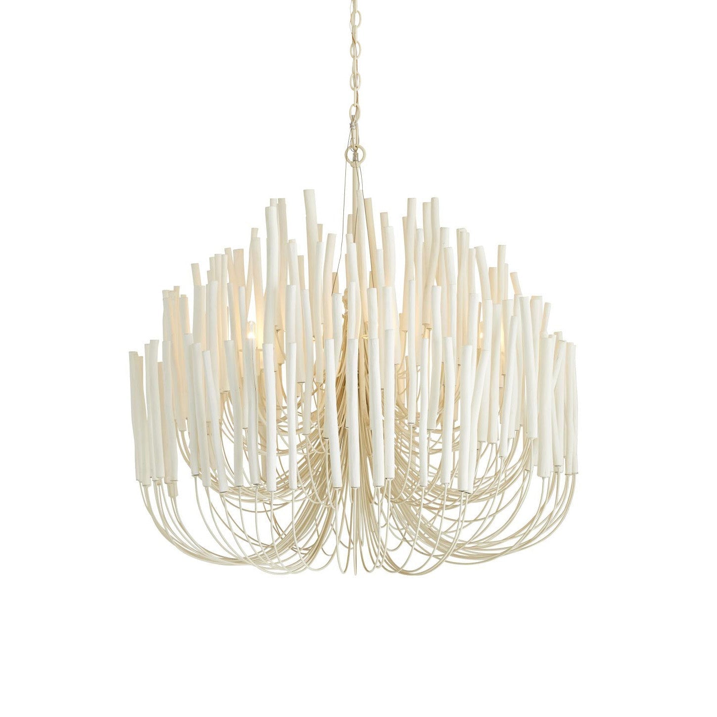 Lustre en bois de luxe postmoderne à plusieurs lampes Freyza | Ulshayra – Salle à manger et salon modernes
