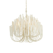 Lustre en bois de luxe postmoderne à plusieurs lampes Freyza | Ulshayra – Salle à manger et salon modernes