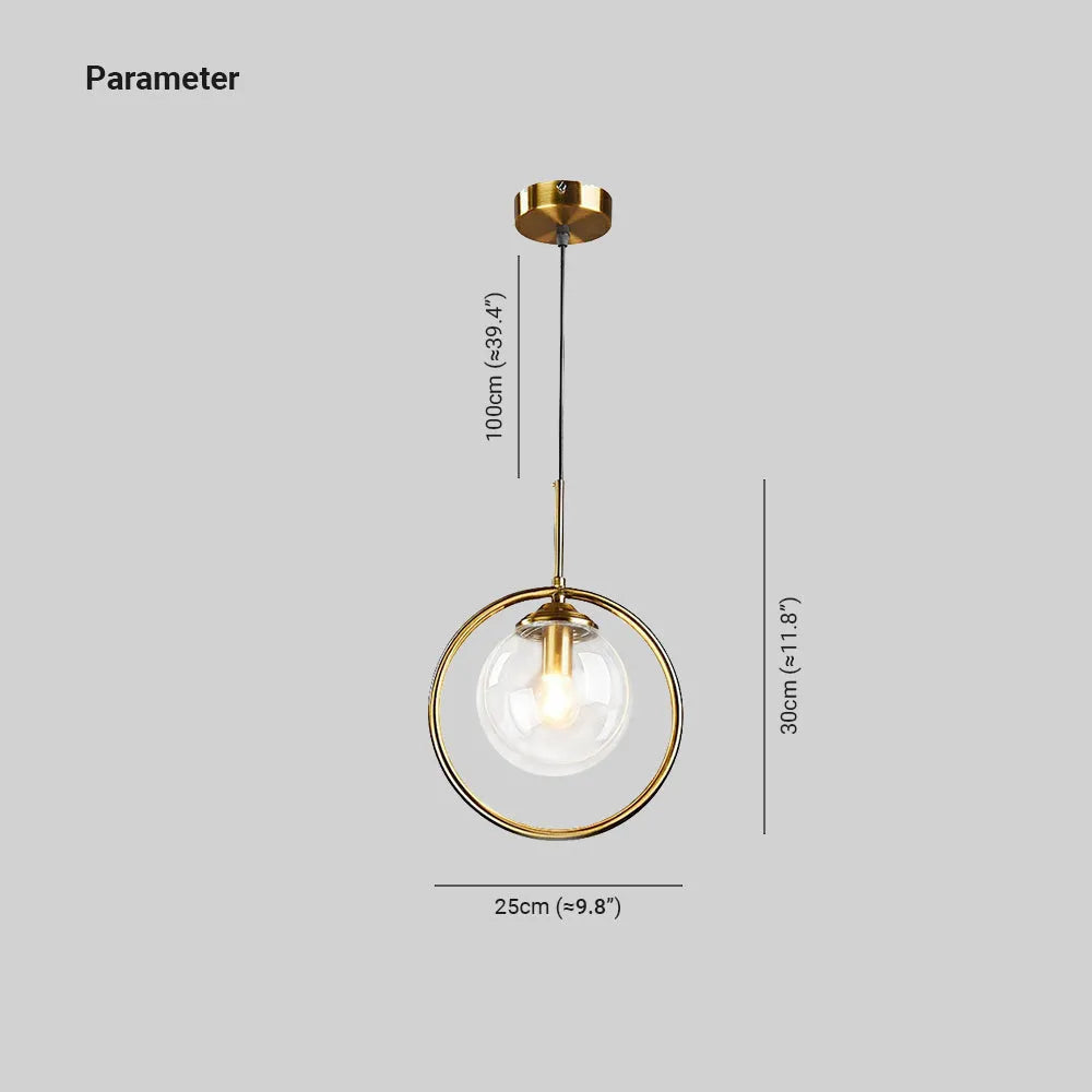 Suspension en verre Freyza | Zoey – Luminaire suspendu en verre pour cuisine et salle à manger