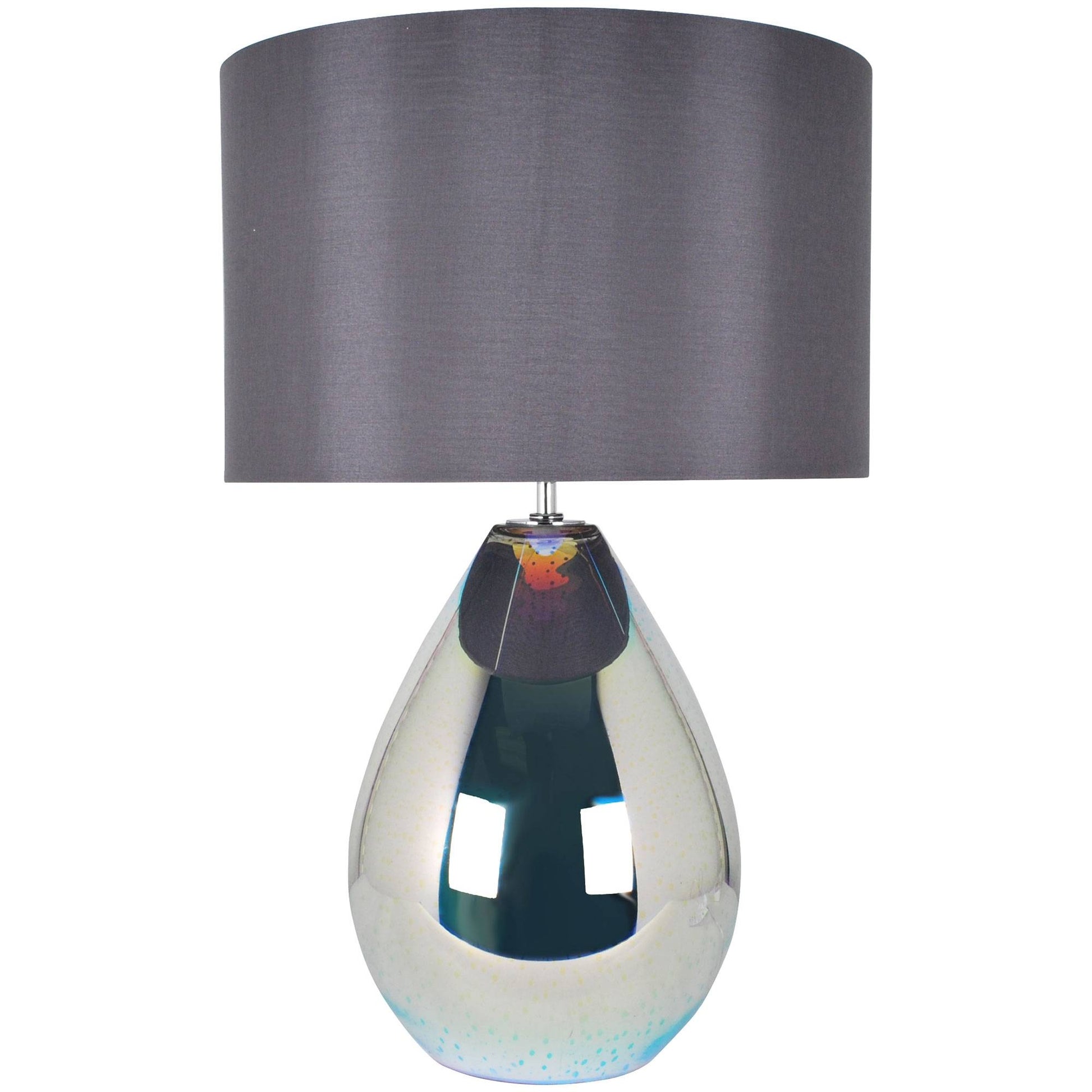 Galleria | Elegant Smoked Glass Contemporary Table Lamp 5