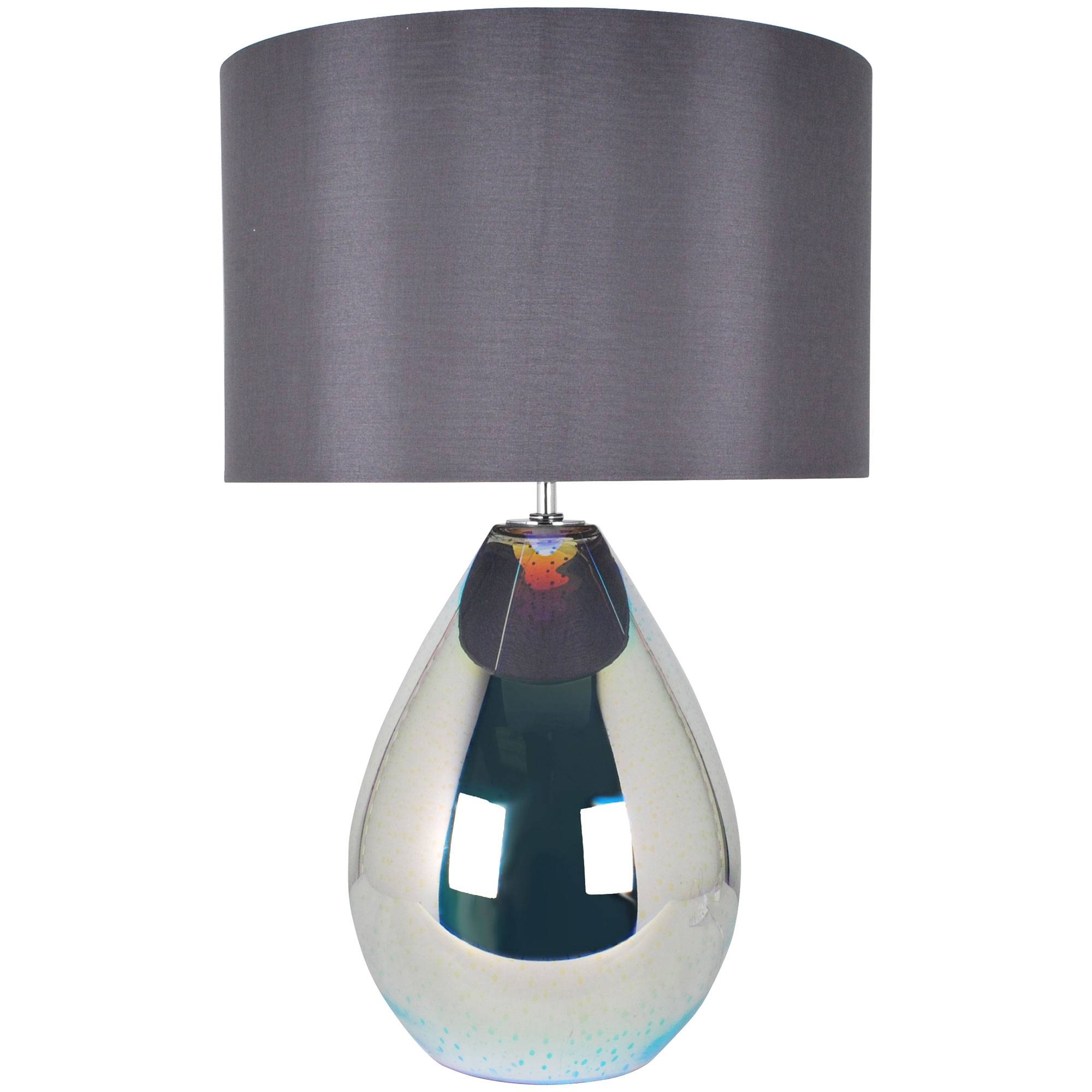 Galleria | Elegant Smoked Glass Contemporary Table Lamp 5