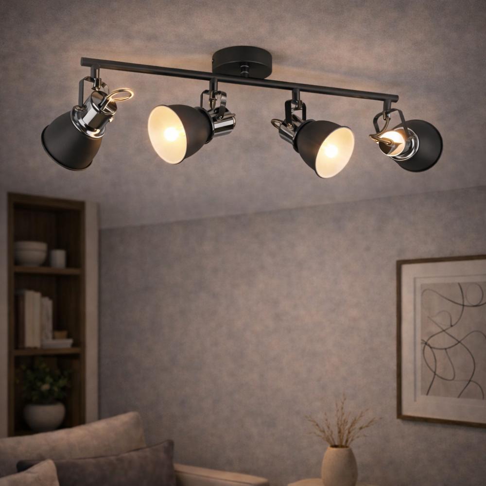 Amelix | Modern Stylish Adjustable 4 Light Ceiling Spotlight Bar 1