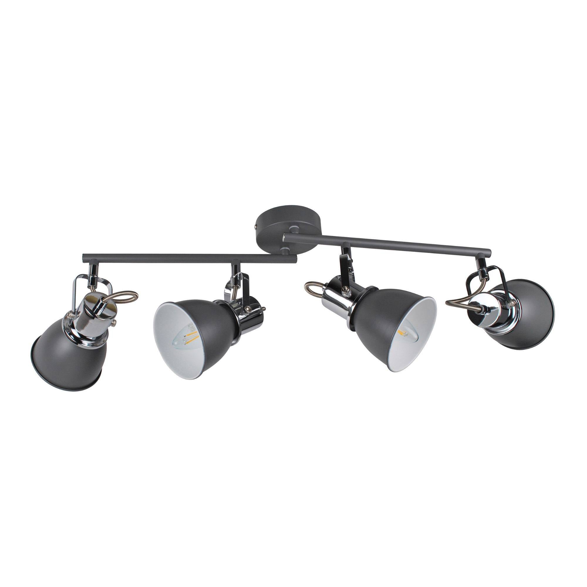Amelix | Modern Stylish Adjustable 4 Light Ceiling Spotlight Bar 3