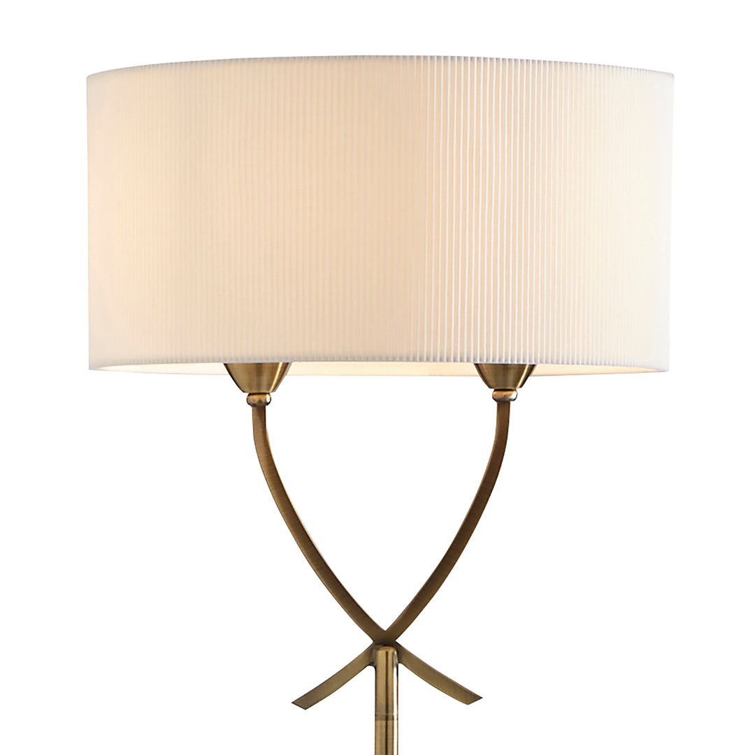 Freyza - Justina Antique Brass Floor Lamp