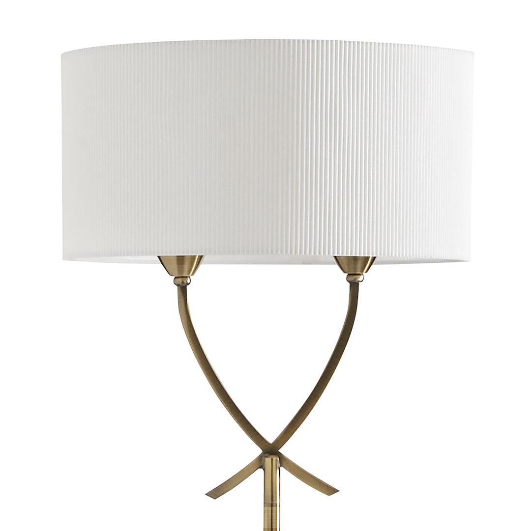 Freyza - Justina Antique Brass Floor Lamp