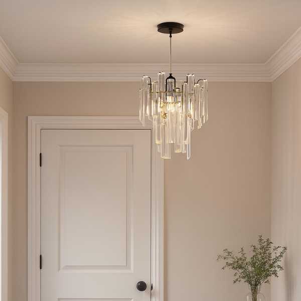 BrassElegance | Glamorous Antique Brass Glass Pendant Light Shade 1